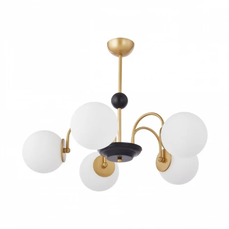 Потолочная люстра на штанге Arte Milano Napoli 312066/D700/5 BS/BK (220V, шарики)