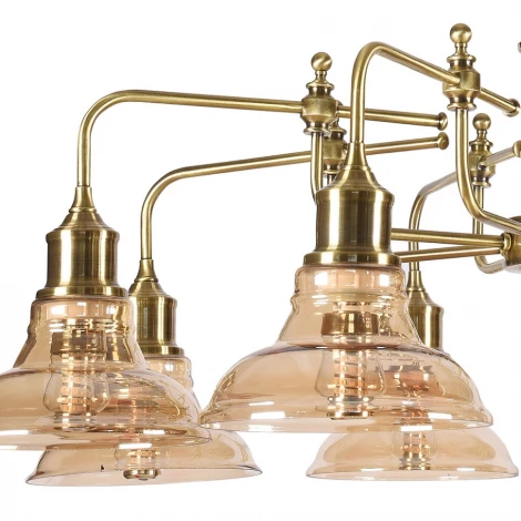 Потолочная люстра Lumien Hall Dezire 3305/8H-AB-CGN