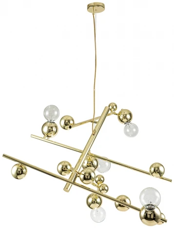 Подвесной светильник Indigo Saldo V000333 (220V, на тросе, шарики, молекулы)