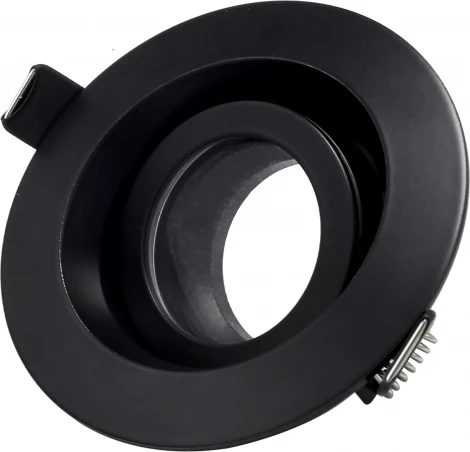 Встраиваемый светильник ST Luce ST255.408.01 Черный GU10 1*50W IP65 (220V, круглые)