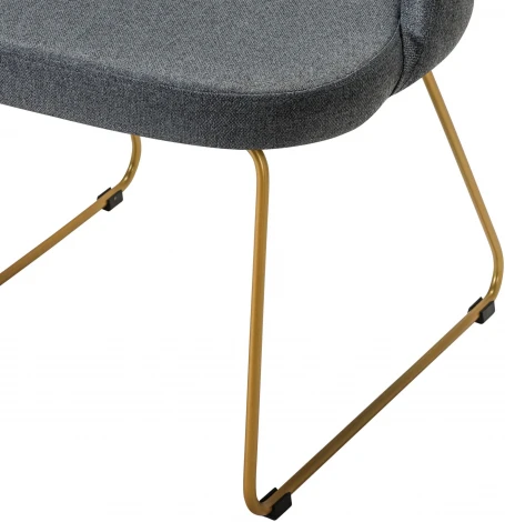 Стул Lars темно-серый/Линк золото R-Home арт.410120134h_Dark grey
