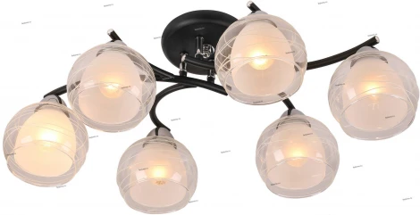 IDLamp Nerina 845/6PF-Blackchrome