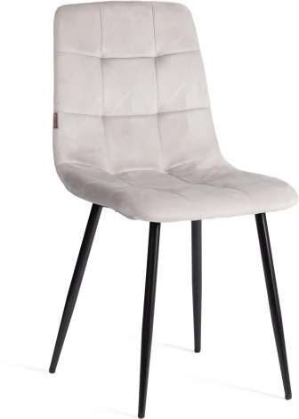 Стул CHILLY (mod. JSC-220) / 2 шт. в упаковке Tetchair (Велюр,Металл /Серый) арт.24563