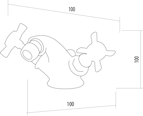 Смеситель M&Z Epoca EPC02225 для биде