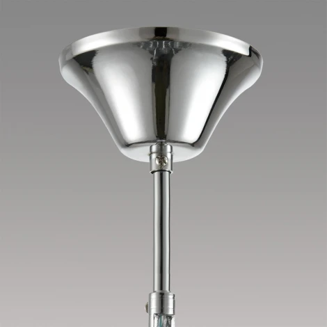 Подвесная люстра Lumion Laoka 8032/10 хром, металл/хрусталь Е14 10*40W 220V (подвески, на цепи, подсвечник, свеча)