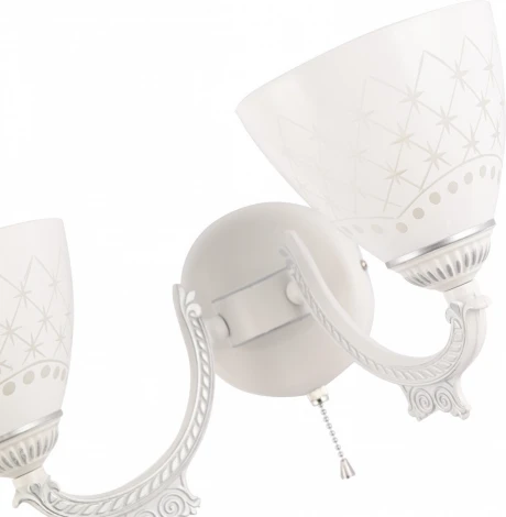 Бра с выключателем Arte Milano AM343837 343837/2W WT+SL (220V)