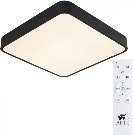Потолочный светильник Arte Lamp Scena A2663PL-1BK (LED, 220V, пульт управления)