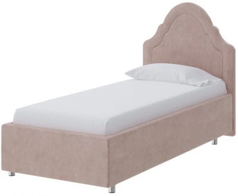 PROxSON Кровать Эльза (Ткань: Велюр Лофти Мокко) 80x190