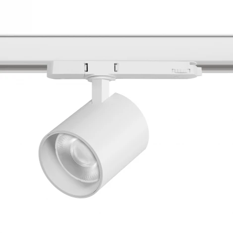 Трековый светильник трехфазный светодиодный LED 35W 220V 36G с адаптером Lightstar Alta Base A5446QT36G