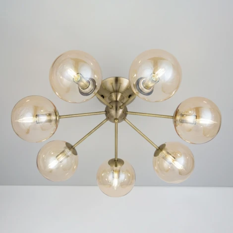Потолочная люстра Citilux Томми CL102173 (220V, шарики, молекулы)