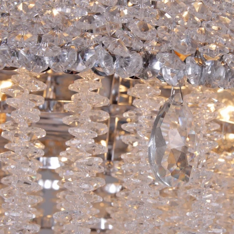 Подвесная люстра хрустальная Reluce 02098-0.4-500 MX CH