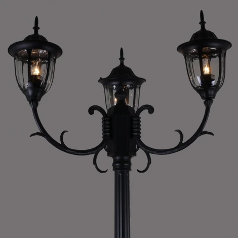 Наземный фонарь Reluce 00867-0.7-003SL 2.2M BK (220V, фонарь)