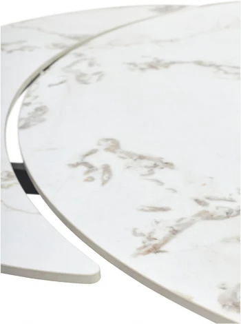 Стол M-City BUENO 120 GLOSS GOLDEN JADE SOLID CERAMIC / BLACK