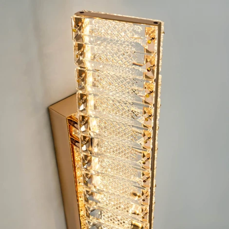 Бра светодиодное хрустальное с регулировкой цветовой температуры Modelux MODELUX ML.757.02 GD