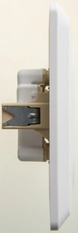 Розетка встраиваемая двойная без заземления (белый) Systeme Electric Etude PC16-105B