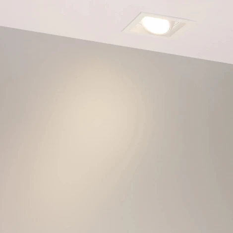 Встраиваемый светильник светодиодный MS-VORTEX-BUILT-S117x117-20W Warm3000 (WH-WH, 40 deg, 230V) (Arlight, IP20 Металл) 057918