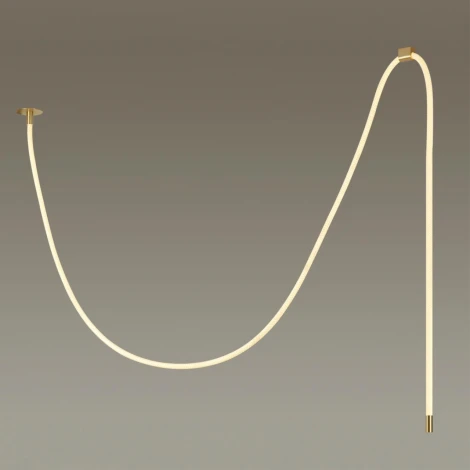 Подвесной светильник с гибким неоном Odeon Light Corda 4399/40CL (LED, 220V)