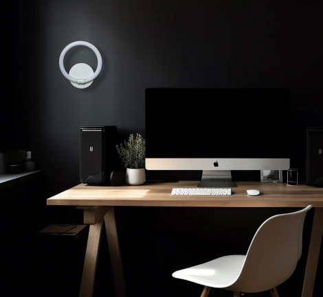 Настенный светильник DeMarkt Толедо 312024101 (LED, 220V, кольцо)