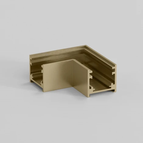 Коннектор угловой для накладного шинопровода Elektrostandard Line Magnetic Brass Line 85224/00 (латунь)