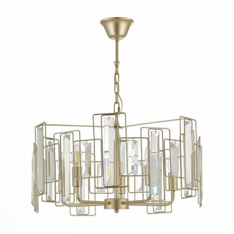 Подвесная люстра Evoluce Giano SLE103403-05 (220V, на цепи, круглые)