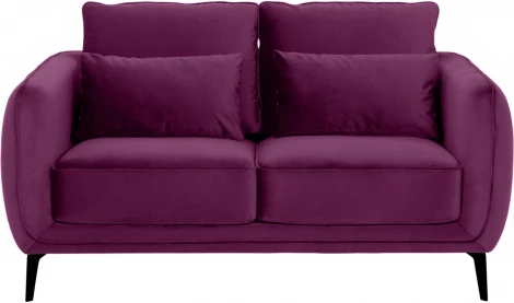 Диван Amsterdam двухместный ОГОГО (арт.342696), (Ткань/Фиолетовый)
