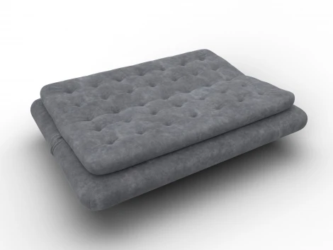 Диван-книжка Лига-123 (Металл,ЛДСП,Брус,Доска,Велюр/Темно-серый) Лига Диванов 137628