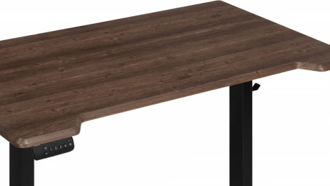 Компьютерный стол Маркос с механизмом подъема 120 (Маркос с механизмом подъема 120х75х75 черный / кантри орех) Notta арт.578484