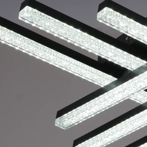 Потолочная люстра светодиодная с регулировкой цветовой температуры, яркости и ночным режимом Reluce 79560-0.3-06 BK