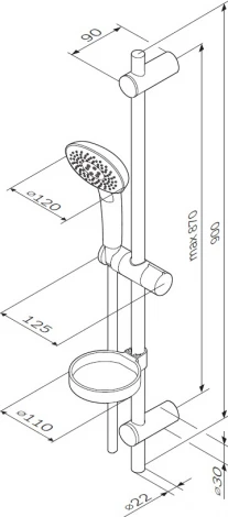 Душевой комплект Am.Pm Spirit V2.0 F40970A00
