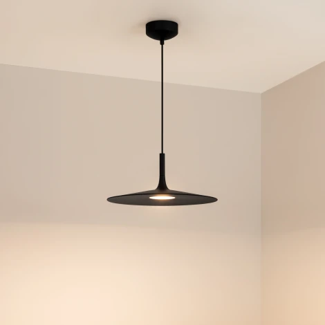 Подвесной светильник LED SP-FIORE-R400-13W Warm3000 (BK, 120 deg, 230V) (Arlight, IP20 Металл) 036001 (круглые, летающая тарелка)