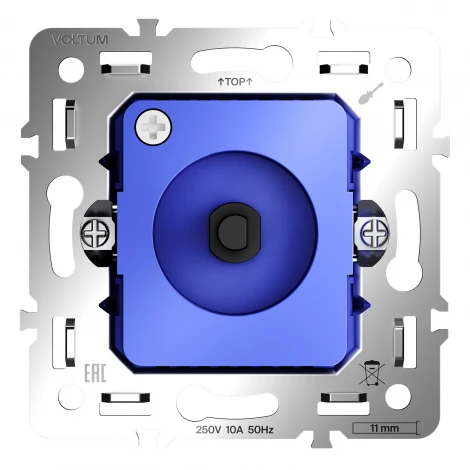 Механизм светорегулятора поворотно-нажимного 600 Вт Voltum S70 VLS0703M