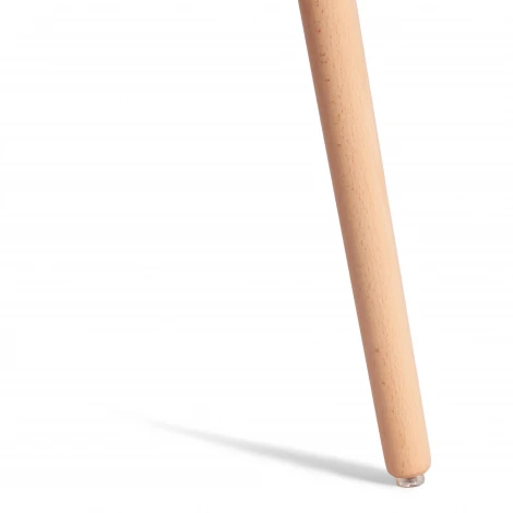 Стул QXX/КXX (мод. C1058-1)/2 шт. в упаковке пластик/дерево, 60х53х81см, серый/натуральный (Комплект из 2 шт.) Tetchair 24558