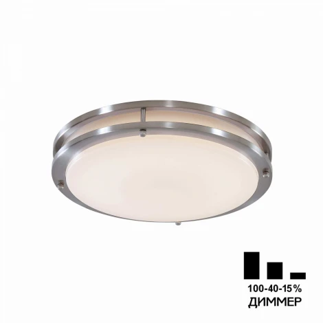Настенно-потолочный светильник Citilux Бостон CL709321N (LED, 220V, диммер, круглые, IP44)