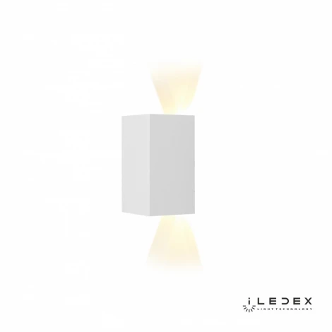 Настенный светильник iLedex Double ZD8160-12W WH (220V, куб)