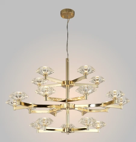 Подвесная люстра Crystal Lux REBECA SP5+10+5 GOLD