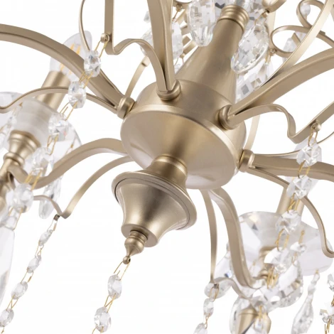 Подвесная люстра Arte Milano AM347710 347710/6 CG (220V, подвески, на цепи, подсвечник, свеча)