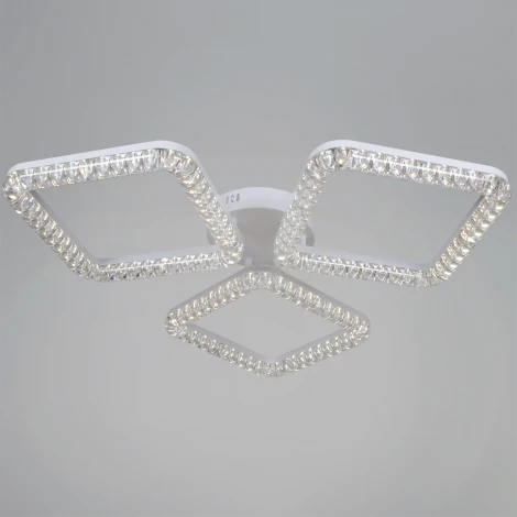 Потолочная люстра светодиодная на штанге с регулировкой цветовой температуры, яркости и ночным режимом Reluce 19848-0.3-03A WH