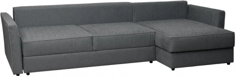 Диван Garda Decor SORRENTO-290-Koza0310-KOR+Nev91 (Темно-серый)