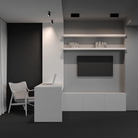 Потолочный линейный светильник светодиодный Maytoni Basis Rot C133CL-12W3K-B (220V)