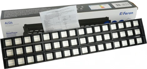 Трековый светильник Downlight светодиодный однофазный 3*30W 220V Feron AL124 48930 (IP40)