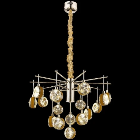 Подвесная люстра Wertmark Mattia WE240.16.303 (LED, 220V, хрусталь, на цепи)