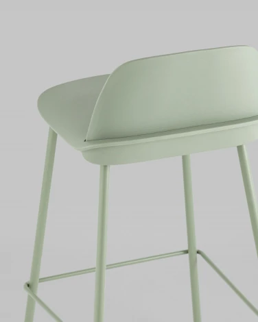 Стул полубарный Mist серо-зеленый 4 шт Stool Group арт.УТ000038440