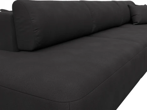 Диван прямой Лига-036 НПБ Модерн Лонг подлокотник справа Лига Диванов (Замша) арт.127700