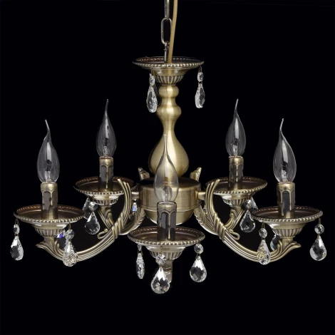 Подвесная люстра MW-Light Аврора 371011605 (220V, на цепи, подсвечник, свеча)