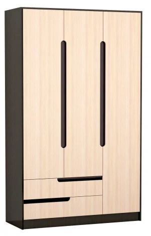 Гавана Шкаф ТЭКС 3-ств. (Дуб молочный)