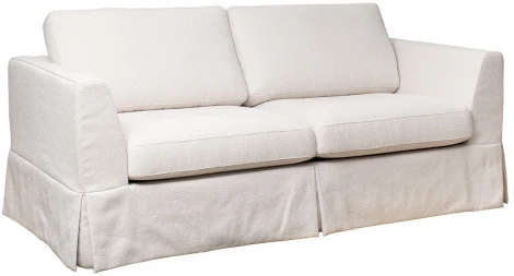 Диван Garda Decor GD-BAROLO230(CH)-3M-2 (Черный/Белый)