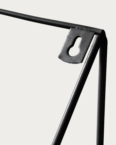 Полка La Forma (ex Julia Grup) Teg (Черный/ Металл,Сталь)