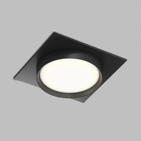 Встраиваемый светильник Denkirs Ratio DK-DH2001-BK GX53 15 Вт LED черный алюминий акрил