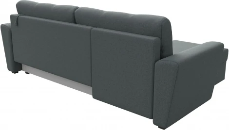 Диван угловой Амстердам Лайт левый угол (Серый/Рогожка) Лига Диванов арт.121169L