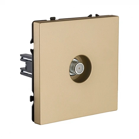 Розетка TV золотой Kollinger Eclipse EC-020GD